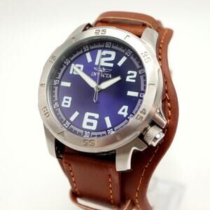 Invicta Specialty 1903 Mens 48mm Blue Dial Dress Watch Trinite Swiss New Battery